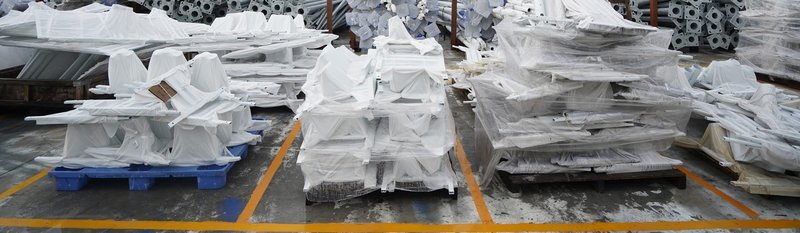 Storage and shipment preparation yard