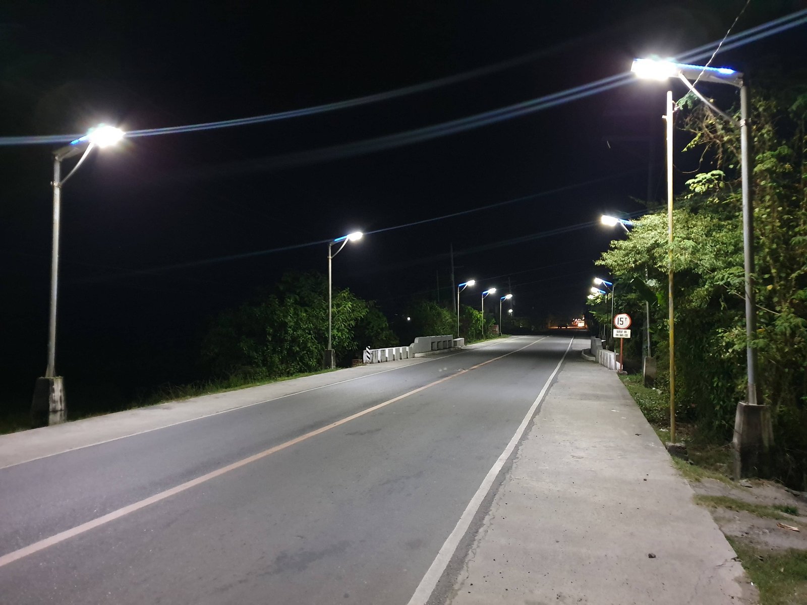 EN 13201 solar street light classes for communal roads